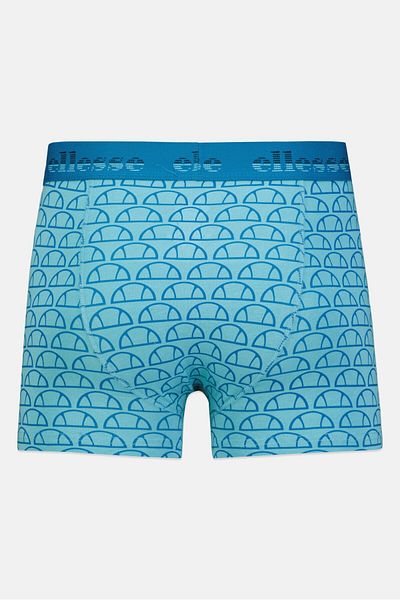 Ellesse مجموعة من 3 سراويل داخلية بشعار العلامة التجارية للرجال، لون أزرق مخضر/أزرق فاتح/أسود