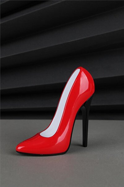 Silvio Monetti Topuklu Ayakkabı Şeklinde Kırmızı Gazlı Çakmak - 25CAK103M04