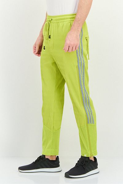 adidas Men Sportswear Fit Outdoor Track Pants, Mustard Green