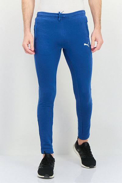 Puma Men Slim Fit Brand Logo Training Sweatpants, Blue