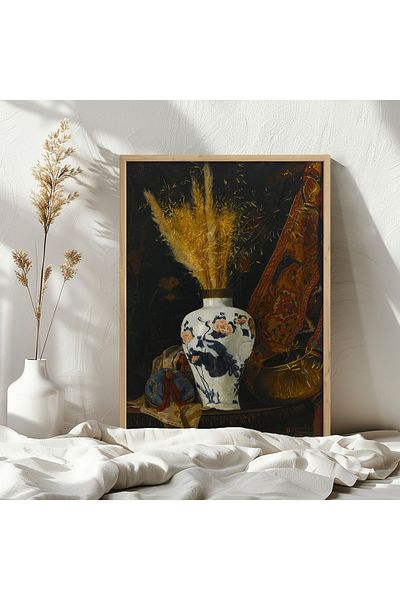 HOMEPACK Единична картина в дървена рамка, единичен плакат, картина TK/1431