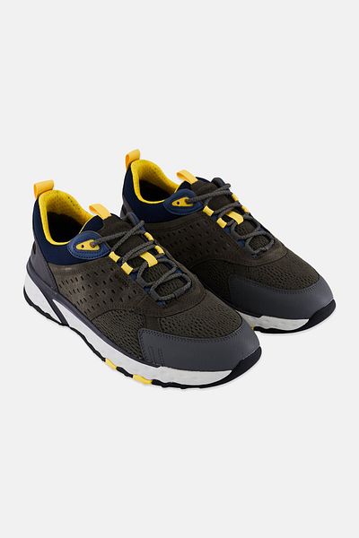 Geox Men Lace Up Casual Shoes, Multicolor