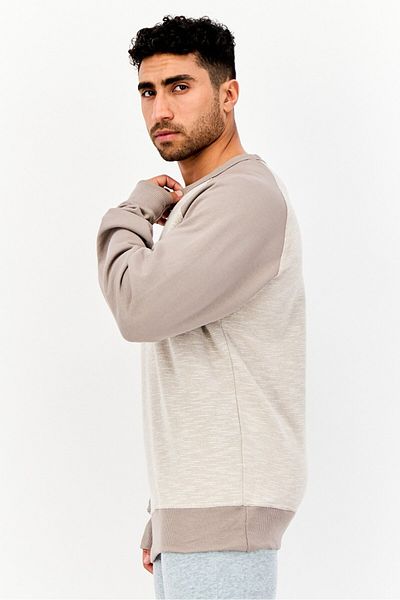 Champion Men Sportswear Fit Long Sleeves Outdoor Sweatshirt, Grey