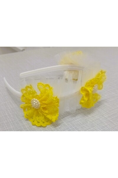 Lissa Aksesuar Изящна корона с перлените детайли