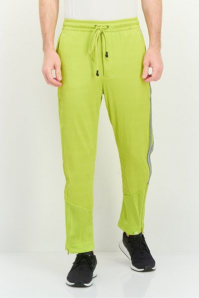 adidas Men Sportswear Fit Outdoor Track Pants, Mustard Green