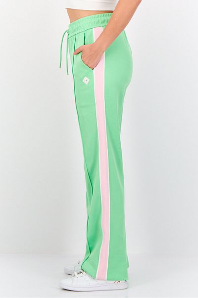 Esprit Women Regular Fit Embroidered Logo Sweatpants, Green