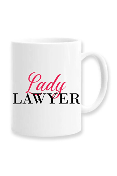 OEM Cană albă personalizată Lady Lawyer, Inovatix®. 330 ml