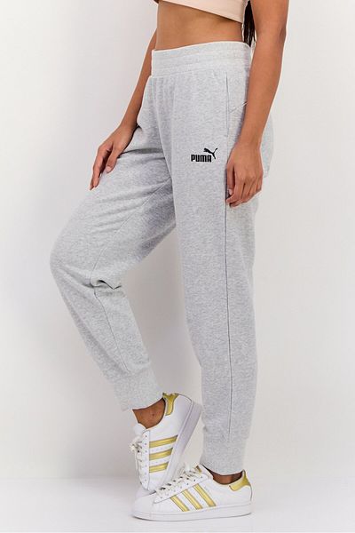 Puma Women Sportswear Fit Brand Logo Outdoor Sweatpant, Grey Heather