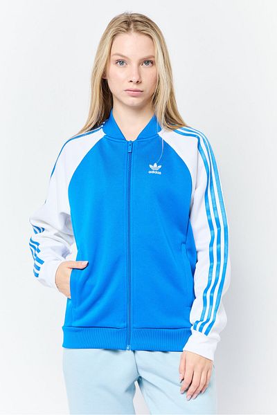 adidas Women Sportswear Fit Long Sleeve Training Track Jacket, Royal Blue