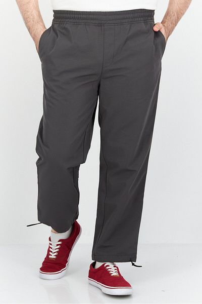Selected Homme Men Regular Fit Solid Chino Pants, Grey