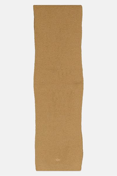 Dockers Men Textured Scarf 165 L X 25 W Cm, Tan