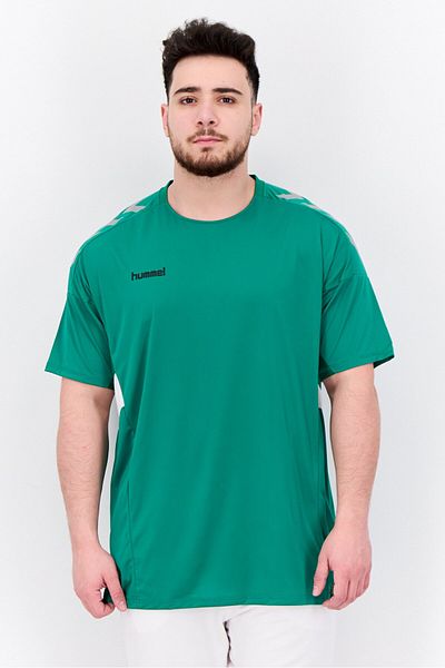 hummel Men Sportswear Fit Short Sleeve Training Jersey, Green