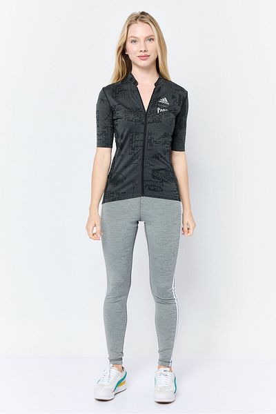 adidas X Parley Women Sportswear Fit Short Sleeves Cycling Jersey, Grey