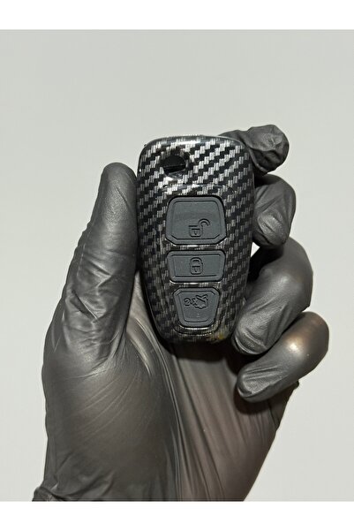 LUXE AKSESUAR Θήκη από ανθρακονήματα για Ford Focus - Transit 3 με 3 κουμπιά