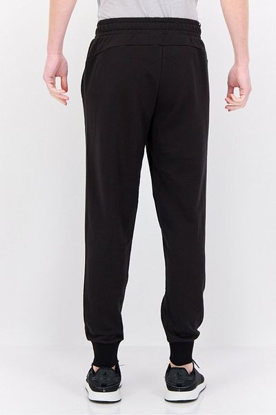 Puma Men Sports Wear Fit Brand Logo Outdoor Sweatpants, Black