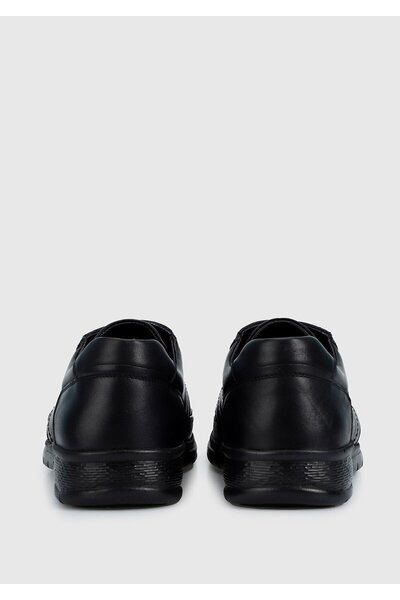 Eclipse Siyah Deri Erkek Ayakkabı