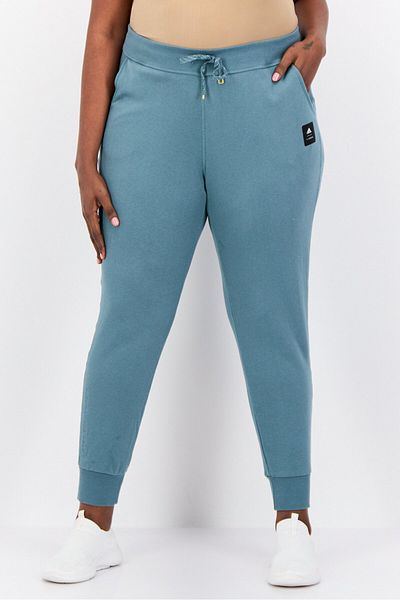 adidas Women Plus Size Outdoor Jogger Pants, Sage Blue
