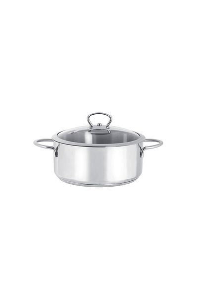Metalac 2.8l saucepan with glass lid Kulinaria Metalac, stainless steel, 20cm, 2.8l