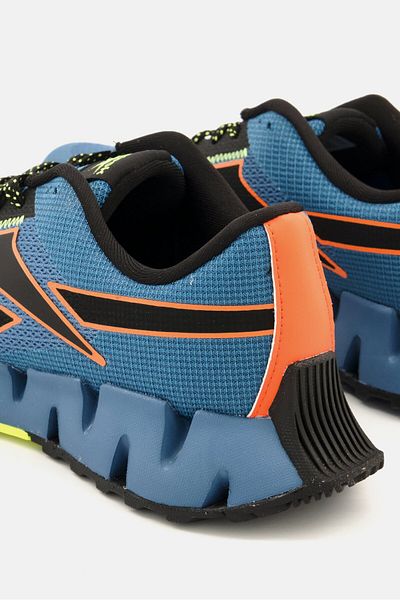 Reebok Men Zig Dynamica 2 Adventure Lace Up Running Shoes, Teal Blue/Black