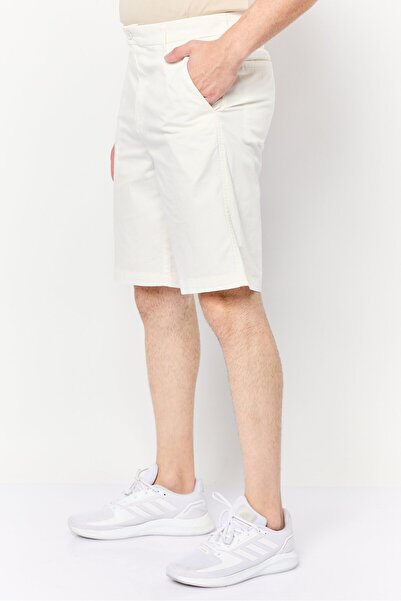 Dockers Men Solid Chino Shorts, Off White