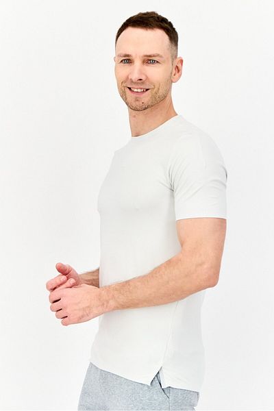 adidas Men Sportswear Fit Short Sleeves Training T-Shirt, Grey