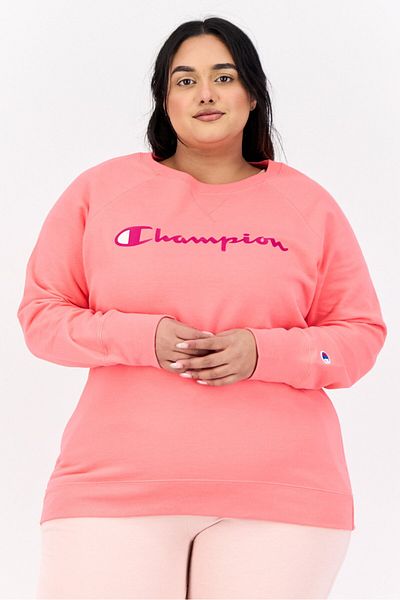 Champion Women Sportwear Fit Long Sleeves Training Hoodie, Pink