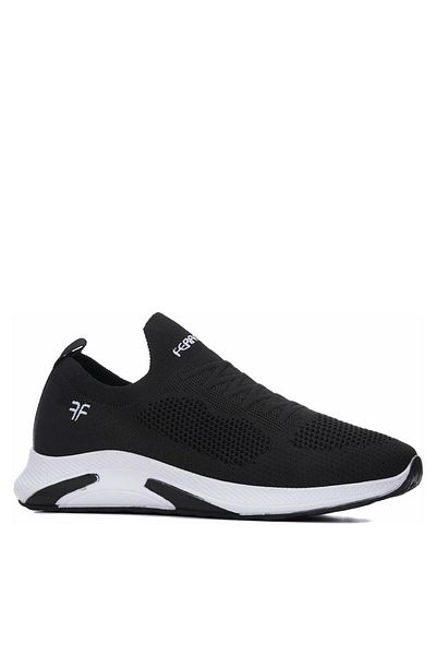 Bukond Casual Women's Men's Unisex Sneaker Knitwear Breathable Walking Laceless Flexible Sports Shoes