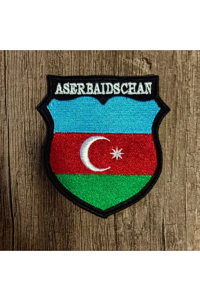Özden Nakış Azerbaijani Flag Patch and Embroidery