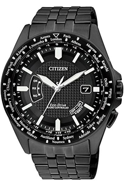 Citizen Eco-Drive CB0028-58E Radio-Controlled Men's Watch Black Dial, 43mm, Sapphire Crystal