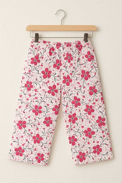 gigigiyim Floral Patterned Casual Women's Capri