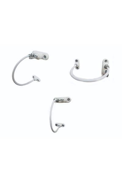 Worldtec 5Pcs Child Security Safety Burglar Lock Pvc Door Baby Lock