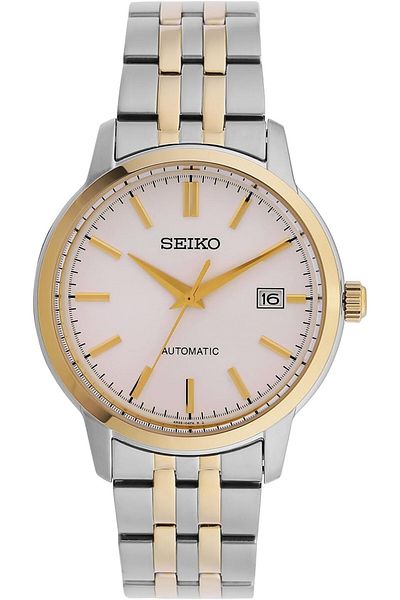 Seiko Seiko SRPH92K1 Automatic Men's Watch Silver Dial, Two-Tone Bracelet, 41.2mm, 100m