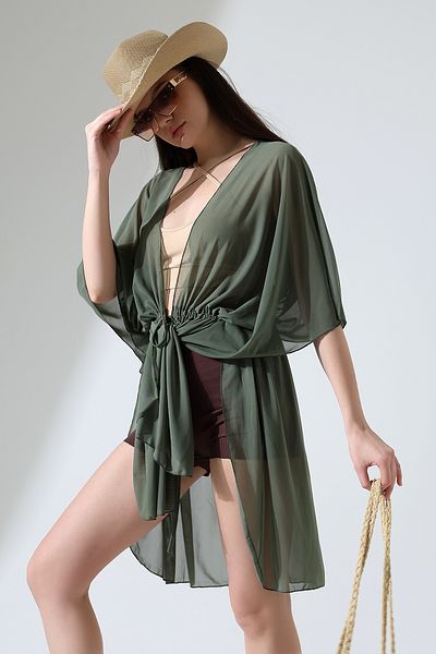 Esberin Front Lace Tulle Pareo