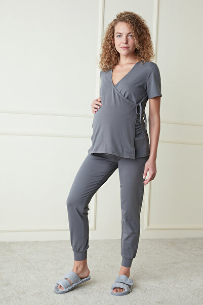 Penti Dark Gray Mama Pregnant Stone T-Shirt