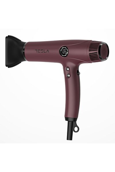TESLA Uscator de par Tesla DRH500BBD, 2200WFunctie Ionica, display LED, motorc BLDC, Burgundy