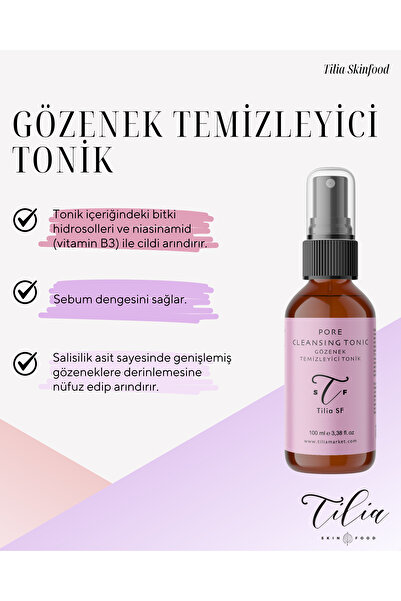 Tilia Skinfood Gözenek Temizleyici Tonik