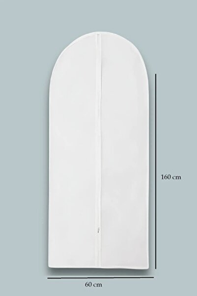 Paris Home Βραδινό φόρεμα, ρούχα, θήκη φορέματος, θήκη μεταφοράς φορέματος, λευκό Gamboç 100 gr, σακούλα φορέματος