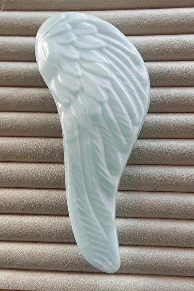 TAKIŞTIR Μπλε Χρώμα Βούρτσα Μαλλιών/Χτένα με Φιγούρα Φτερού