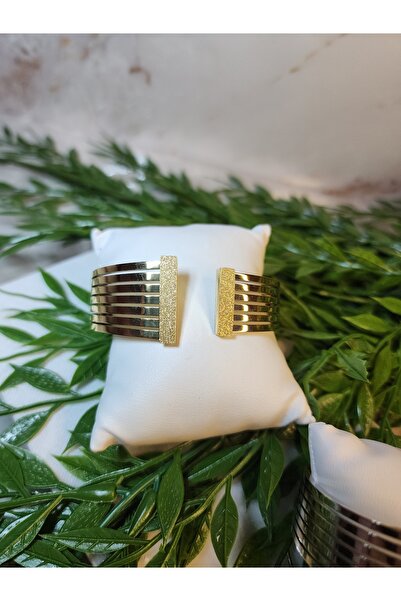 ALLEGRİA سوار بمشبك فولاذي بتفاصيل SİMTAŞ ذهبية