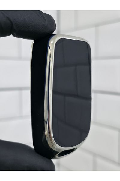 BARKAS ELEKTRONİK Fiat Egea Switch Nano Key Case Cover - Black / Silver