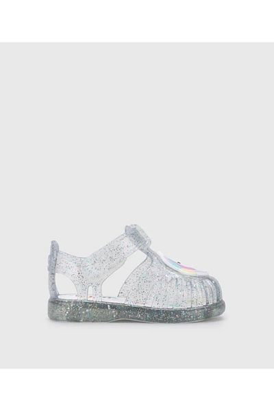IGOR Tobby Unicornio S10341 Girl's Transparent Glitter Sandals