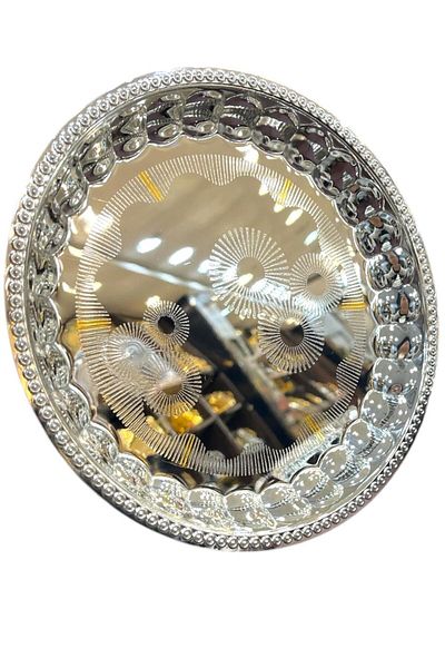 aljahwari Large two-tone plaid presentation tray 45*45