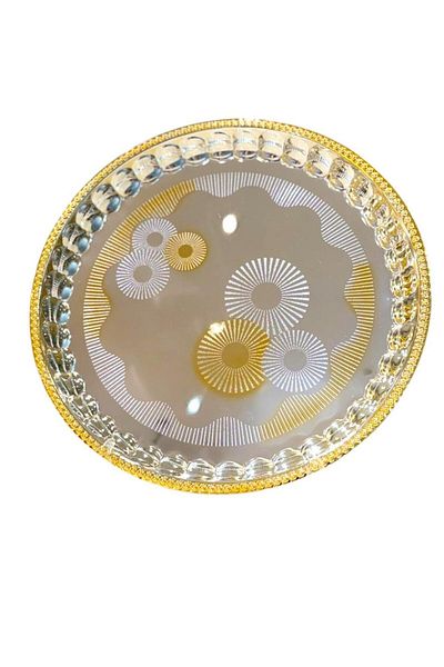 aljahwari Single presentation tray, two-tone glossy, 35*35