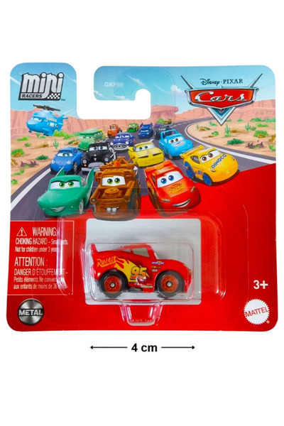CARS Disney Pixar Cars - Mini Racers - Lightning Mcqueen