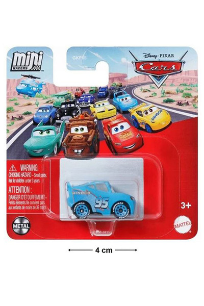 CARS Disney Pixar Cars - Mini Racers - Dinoco Lightning Mcqueen