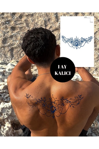 TAKIŞTIR Çiçek Figürlü 12 Saat Sonra Kararan Geçici Dövme Tattoo