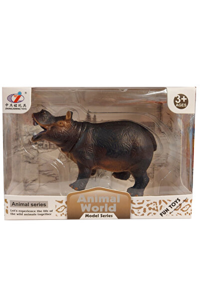 Animal World Calimera Toys Hayvan Figürleri Oyuncak Hipopotam (Su Aygırı)