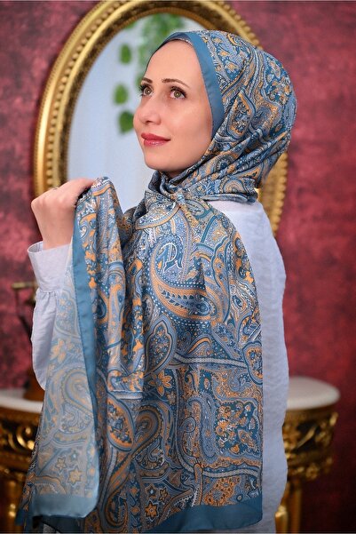 İpekhan Esinas -2025 New - Ethnic Pattern Imported Voile Silk Shawl-10000