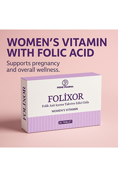 PRİME PHARMA GLOBAL FOLİXOR Folik Asit 30 Tablet