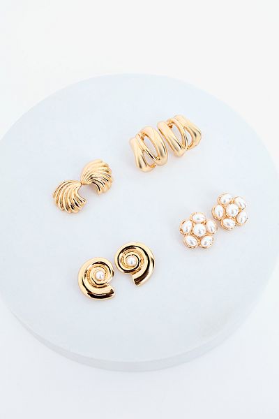 Penti Selena Gold-Ohrring-Set
